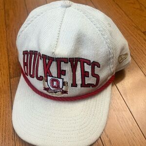 New Era White and Green Cap with Red Accents